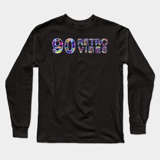 90 retro vibes Long Sleeve T-Shirt